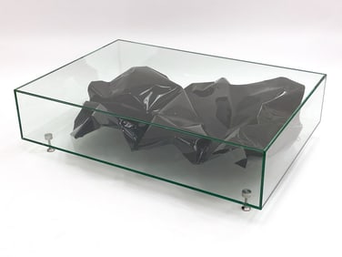 FREDRIKSON STALLARD "BLACK CRUSH" COFFEE TABLE