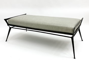 LAURENCE MONTANO BRUTALIST BRONZE BENCH