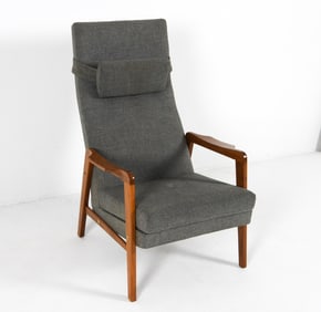 ALF SVENSSON STYLE DANISH HIGHBACK LOUNGE CHAIR