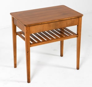 MID-CENTURY SWEDISH TEAK SIDE TABLE C. 1960S