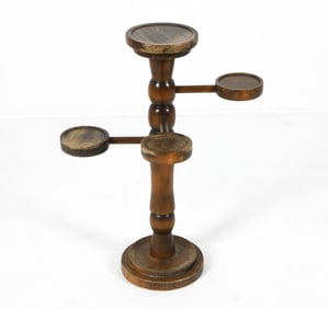 SCANDINAVIAN BEECH PLANT STAND C. 1970S