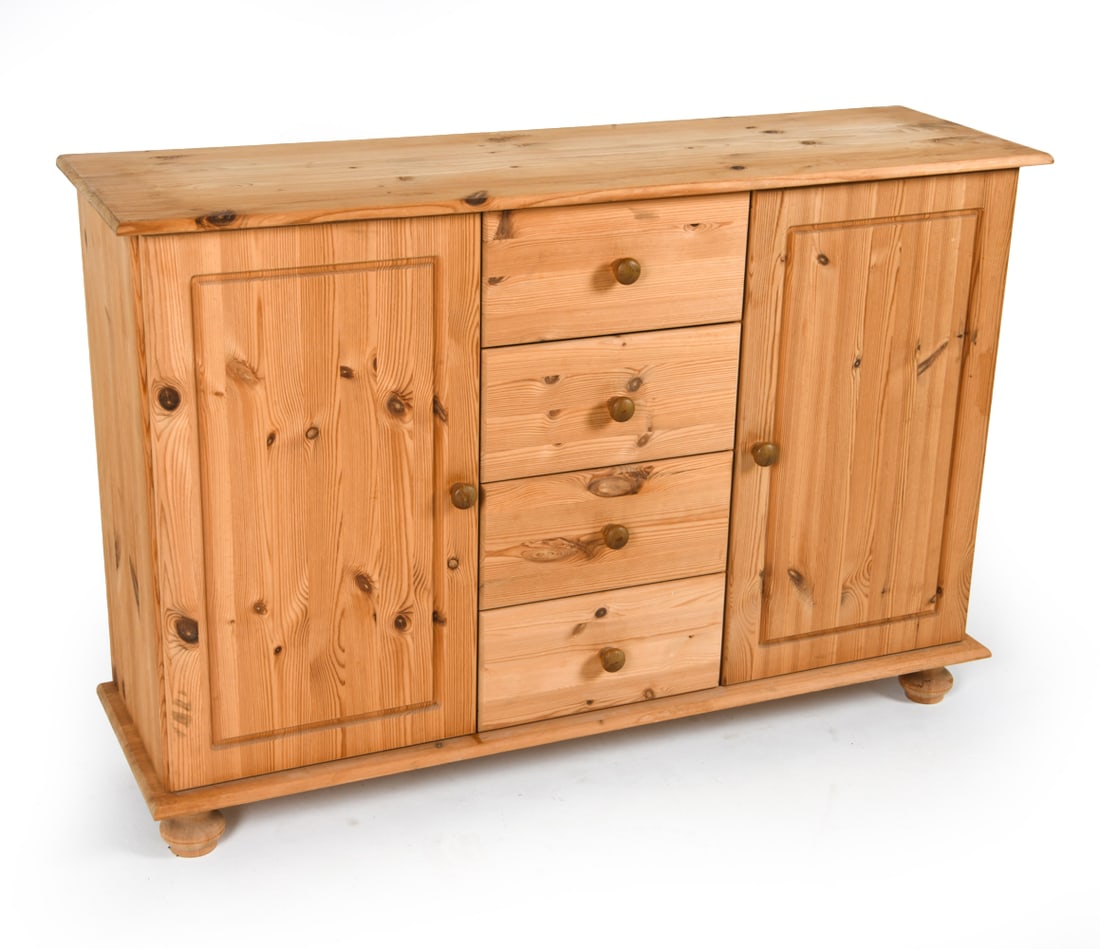 SWEDISH PINE SIDEBOARD C. 1960S (1 of 16)