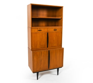 SCANDINAVIAN MODULAR TEAK CABINET C. 1960S