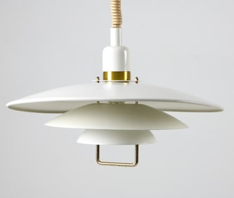 SCANDINAVIAN SAUCER PENDANT LIGHT C. 1960S
