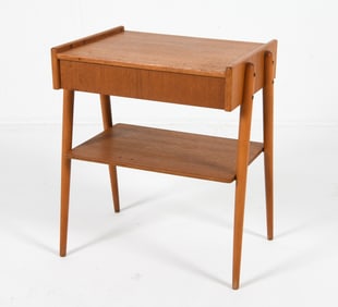 DANISH TEAK SIDE TABLE C. 1960S