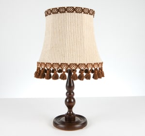 SWEDISH PINE TABLE LAMP C. 1970S