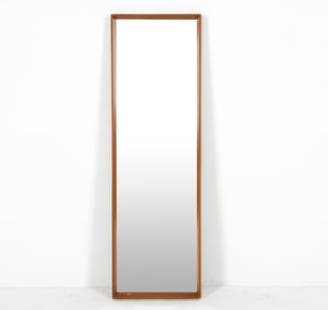 MID-CENTURY DANISH TEAK WALL MIRROR