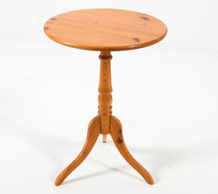 SWEDISH PINE SIDE TABLE C. 1970S