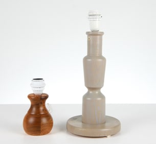 MARKSLOJD & STIG JOHNSSON PINE TABLE LAMPS