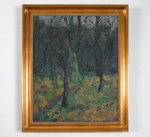 IMPRESSIONIST LANDSCAPE O/C 20TH C.