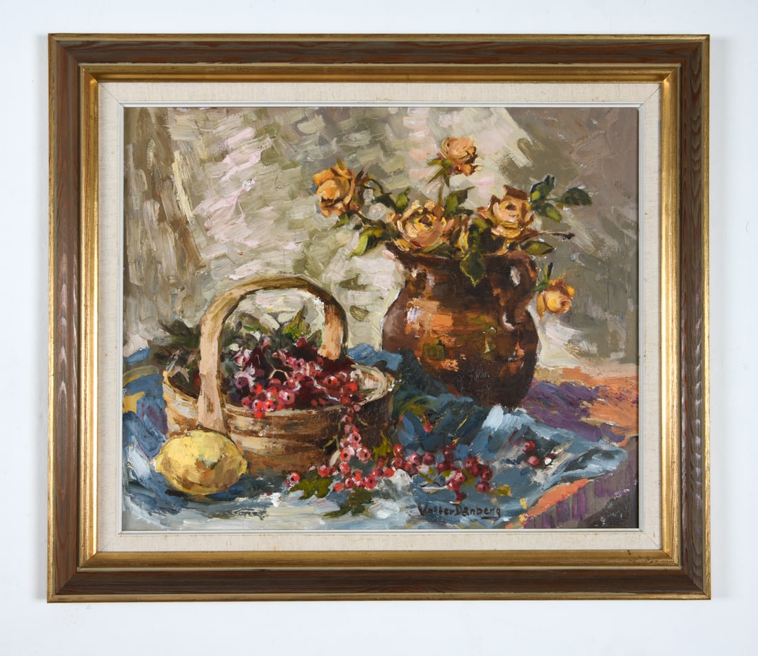 IMPRESSIONIST STILL LIFE O/C 20TH C. (1 of 6)