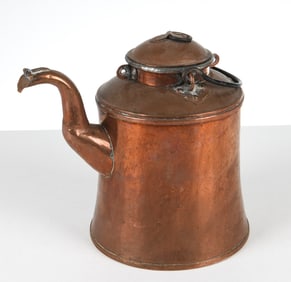 VINTAGE SCANDINAVIAN COPPER KETTLE POT