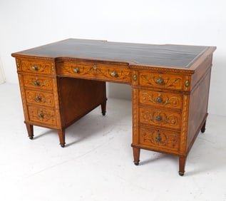 19TH C. PAINT DECORATED ADAMS STYLE DESK