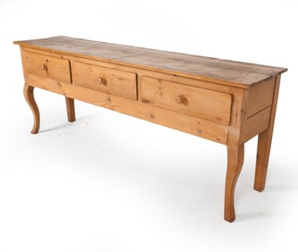 COUNTRY PINE CONSOLE TABLE