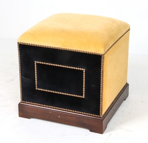 BRASS TACK OTTOMAN