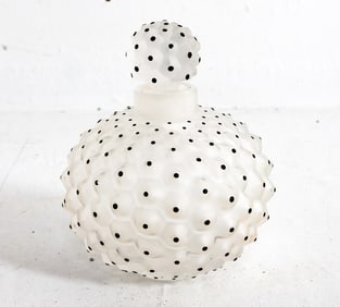 LALIQUE PARIS CRYSTAL CACTUS PERFUME BOTTLE