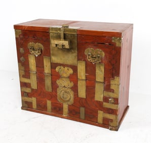 VINTAGE JAPANESE 'TANSU' WEDDING CHEST