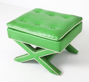 CONTEMPORARY X LEG OTTOMAN