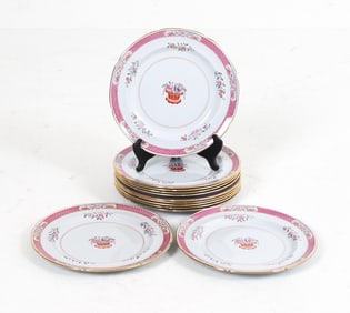 SPODE LORD CALVERT STONEWARE CERAMIC PLATE GROUP