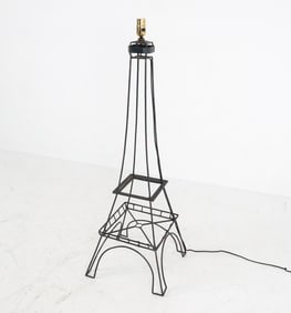 VINTAGE METAL EIFFEL TOWER LAMP