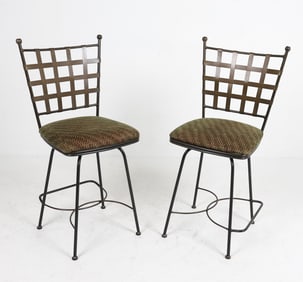CONTEMPORARY IRON STOOLS