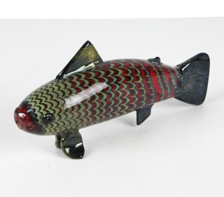 OIVA TOIKKA FOR IITTALA GLASS FISH SCULPTURE