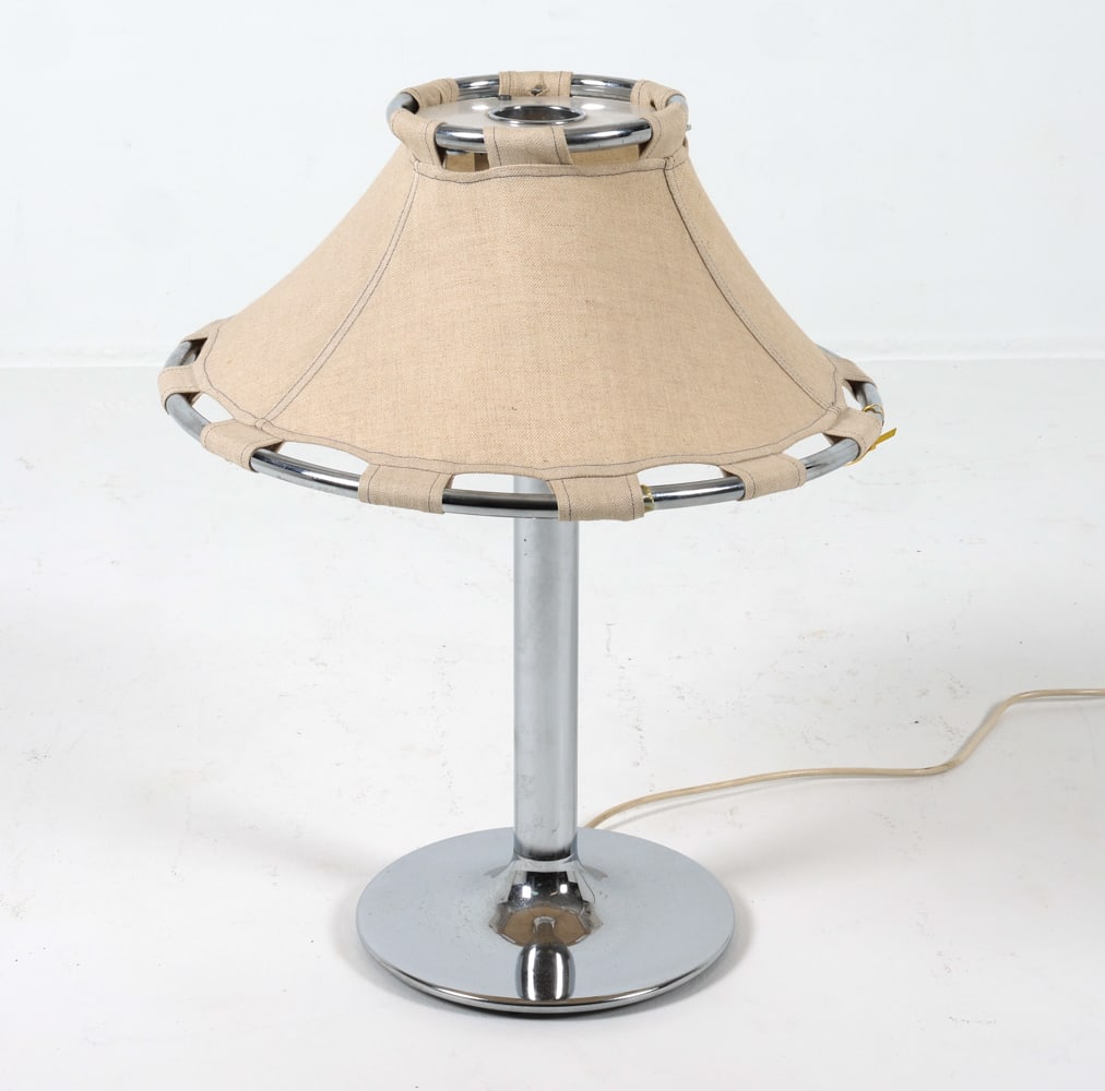 ANNA EHRNER FOR LYKTAN SWEDISH CHROME TABLE LAMP (1 of 14)