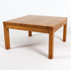 MID-CENTURY DANISH PINE COFFEE TABLE C. 1960S