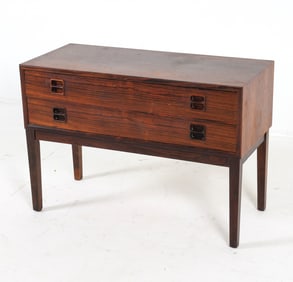 KAI KRISTIANSEN STYLE ROSEWOOD LOW CHEST C. 1970S