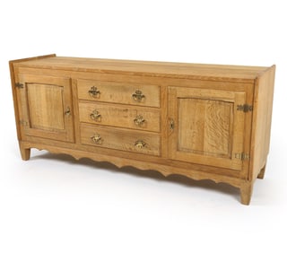 KJAERNULF STYLE DANISH OAK SIDEBAORD C. 1970S