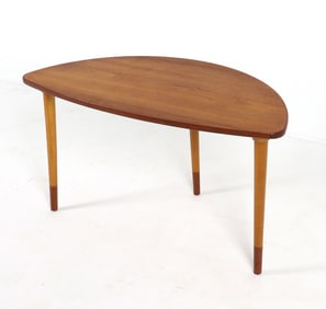 KURT OSTERVIG STYLE DANISH TEAK COFFEE TABLE 1960S