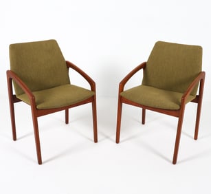PAIR OF HENNING KJAERNULF MODEL 23 ARMCHAIRS
