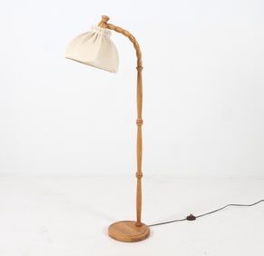 SWEDISH PINE FLOOR LAMP C. 1970S