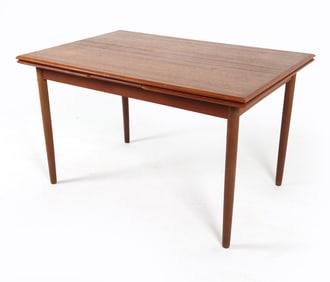 MID-CENTURY DANISH TEAK EXPANDING TABLE C. 1960S