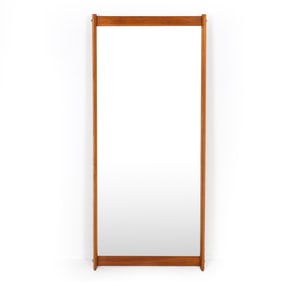 AKSEL KJERSGAARD DANISH TEAK WALL MIRROR C. 1960S