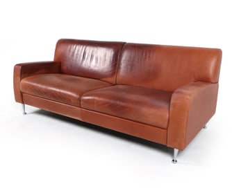 DE SEDE STYLE DANISH LEATHER SOFA