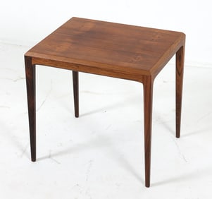 JOHANNES ANDERSEN DANISH ROSEWOOD SIDE TABLE