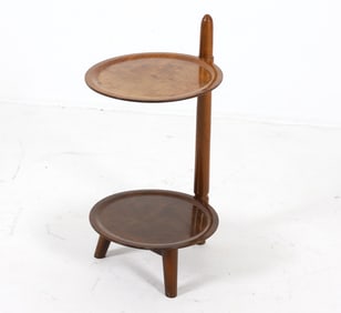 EDMUND JORGENSEN DANISH TEAK PLANT STAND C. 1960S