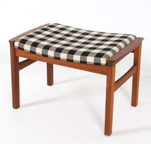 MID-CENTURY DANISH TEAK OTTOMAN C. 1970S