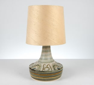 SOHOLM DANISH CERAMIC TABLE LAMP C. 1970S