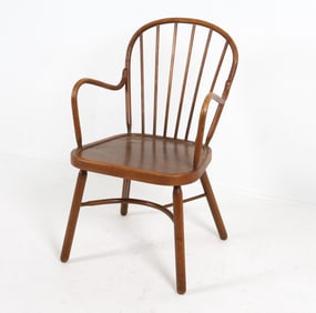 ATTR. NIELS EILERSEN 'WINDSOR' ARMCHAIR C. 1970S