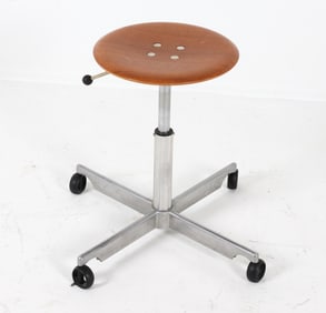 KEVI TEAK DANISH STOOL C.1970S