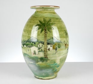 LARGE SCANDINAVAIN CERAMIC VASE