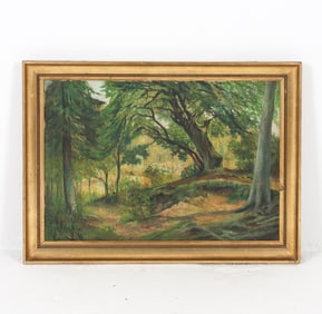 DANISH LANDSCAPE PAINTING O/C 20TH C.