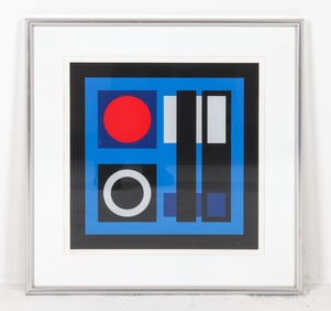 JETTE THYSSEN (DANISH B. 1933) ABSTRACT PRINT