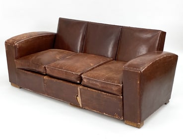 FRENCH ART DECO SOFA MANNER OF JACQUES ADNET