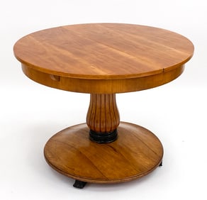 19TH C. BIEDERMEIER STYLE PEDESTAL TABLE
