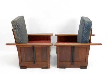 DUTCH ART DECO ADJUSTABLE LOUNGE CHAIRS, C. 1930S