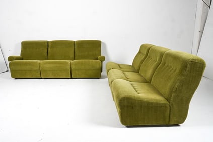 SPACE AGE MODULAR SECTIONAL SOFA C. 1970S