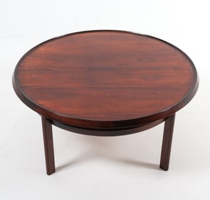 TORBJORN AFDAL ROSEWOOD COFFEE TABLE C. 1960S